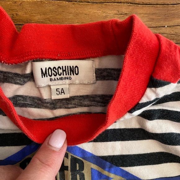 Moschino boy camisole - stripped - 5 T - Picture 2 of 3